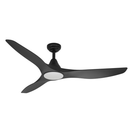 Eglo - LED griestu ventilators LED/20W/230V 3000/4000/5000K Ø 132 cm melns + tālvadība