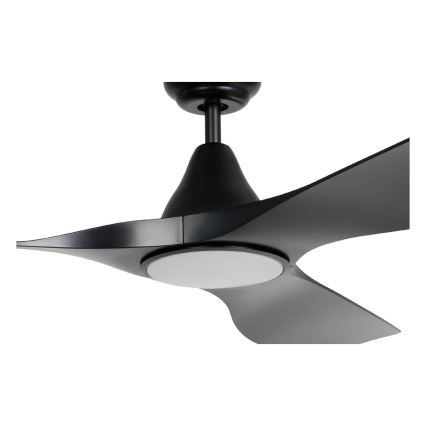 Eglo - LED griestu ventilators LED/20W/230V 3000/4000/5000K Ø 132 cm melns + tālvadība
