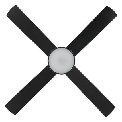 Eglo - LED griestu ventilators LED/19W/230V 3000/4000/5000K Ø 122 cm melns + tālvadība