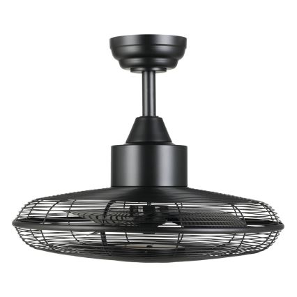 Eglo - LED griestu ventilators LED/15W/230V 3000/4000/5000K diam. 53 cm melns + tālvadības pults