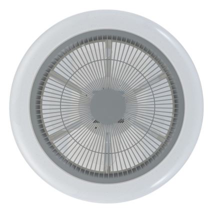 Eglo - LED Aptumšojams griestu ventilators LED/25,5W/230V pelēka + tālvadības pults