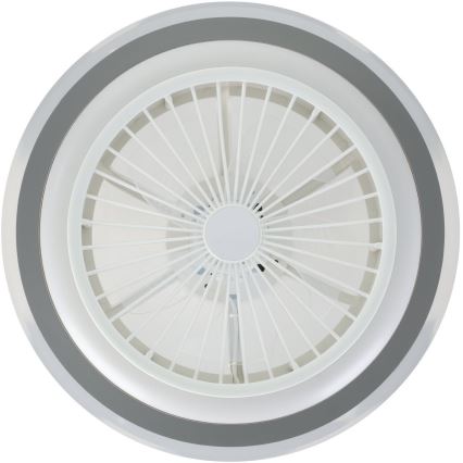 Eglo - LED Aptumšojams griestu ventilators LED/25,5W/230V balta/pelēka 2700-6500K + tālvadības pults