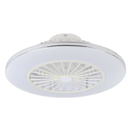 Eglo - LED griestu ventilators ar regulējamu spilgtumu 3xLED/12,6W/230V 2700-6500K Ø55 cm balts + ar tālvadības pulti