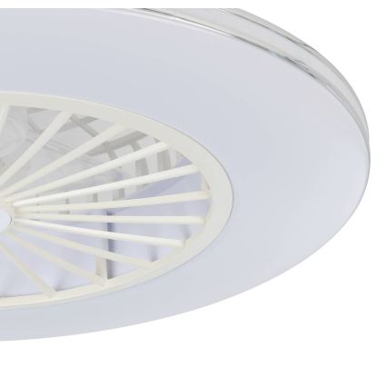 Eglo - LED griestu ventilators ar regulējamu spilgtumu 3xLED/12,6W/230V 2700-6500K Ø55 cm balts + ar tālvadības pulti