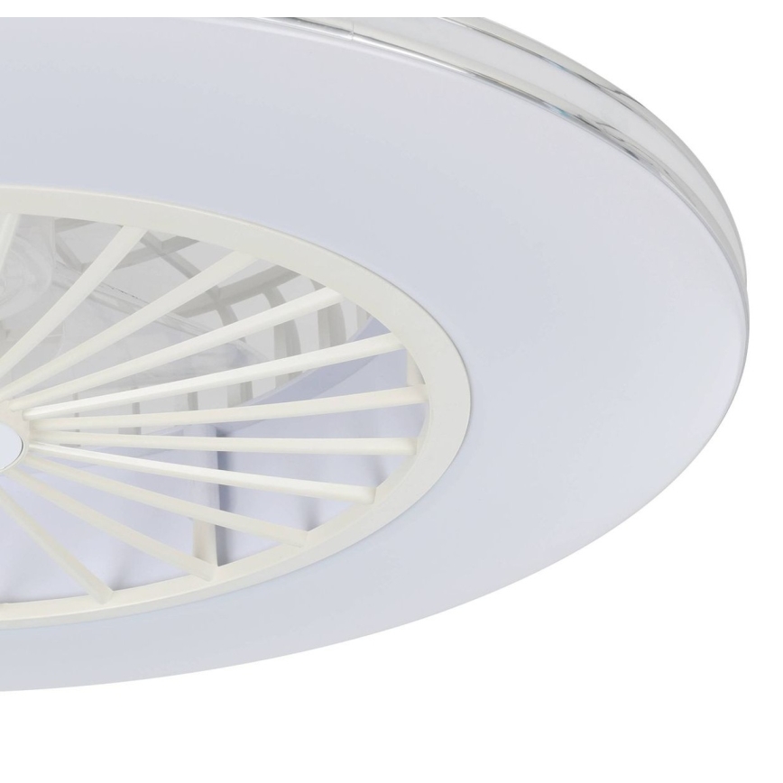 Eglo - LED griestu ventilators ar regulējamu spilgtumu 3xLED/12,6W/230V 2700-6500K Ø55 cm balts + ar tālvadības pulti