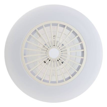 Eglo - LED griestu ventilators ar regulējamu spilgtumu 3xLED/12,6W/230V 2700-6500K Ø55 cm balts + ar tālvadības pulti