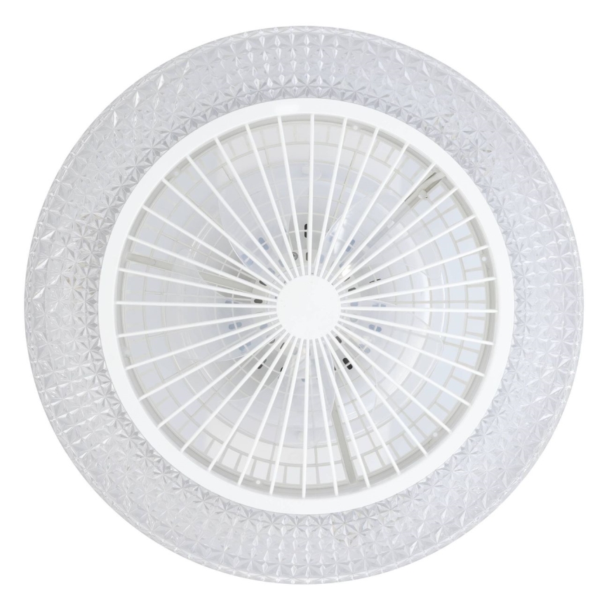 Eglo - LED dimmējamais griestu ventilators 3xLED/12,6W/230V 2700-6500K Ø 55 cm balts + ar tālvadības pulti