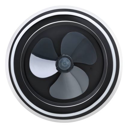 Eglo - regulējams LED griestu ventilators 4xLED/9W/230V 2700-6500K Ø 50 cm melns + tālvadības pults