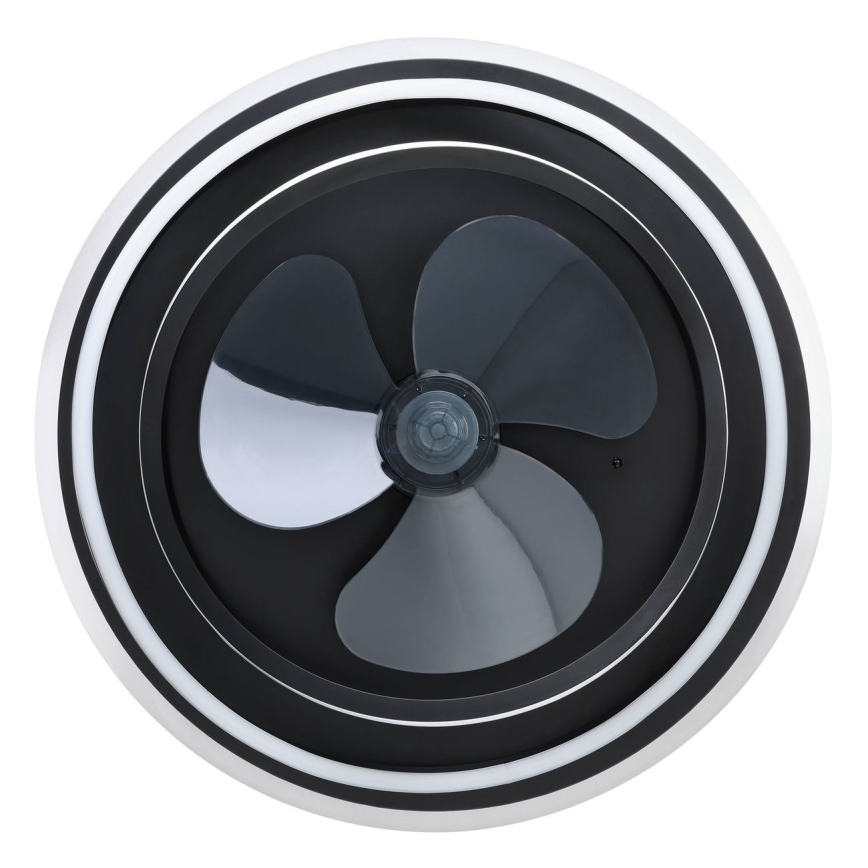 Eglo - regulējams LED griestu ventilators 4xLED/9W/230V 2700-6500K Ø 50 cm melns + tālvadības pults