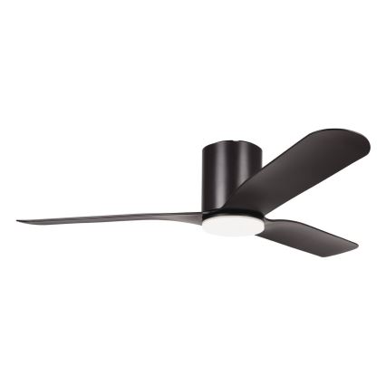 Eglo - LED dimējams griestu ventilators LED/17W/230V 3000/4000/5000K diam. 132 cm melns + tālvadība