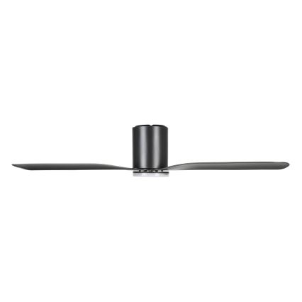Eglo - LED dimējams griestu ventilators LED/17W/230V 3000/4000/5000K diam. 132 cm melns + tālvadība