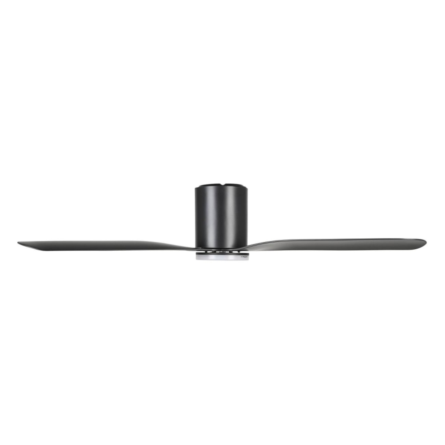 Eglo - LED dimējams griestu ventilators LED/17W/230V 3000/4000/5000K diam. 132 cm melns + tālvadība