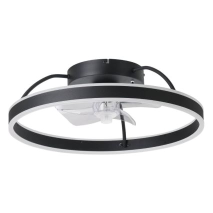 Eglo - LED RGBW regulējams griestu ventilators LED/36W/230V 3000-6500K melns + tālvadība