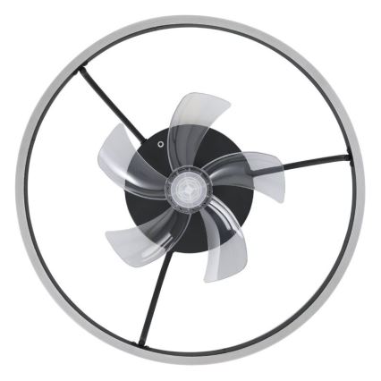 Eglo - LED RGBW Regulējams griestu ventilators LED/36W/230V 3000–6500K Ø 50 cm melns + ar tālvadības pulti