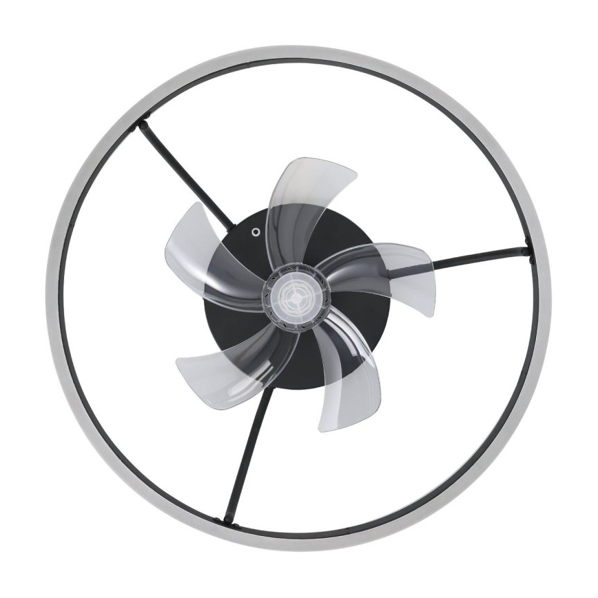 Eglo - LED RGBW Regulējams griestu ventilators LED/36W/230V 3000–6500K Ø 50 cm melns + ar tālvadības pulti