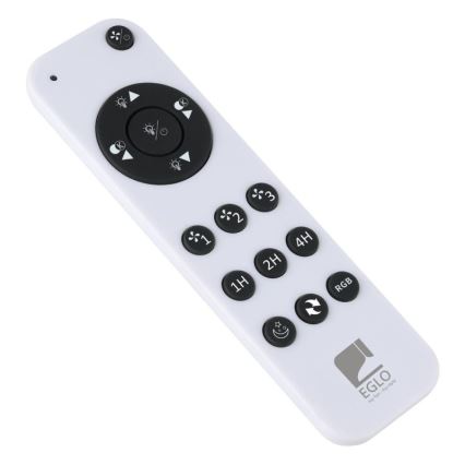 Eglo - LED RGBW Regulējams griestu ventilators LED/36W/230V 3000–6500K Ø 50 cm melns + ar tālvadības pulti