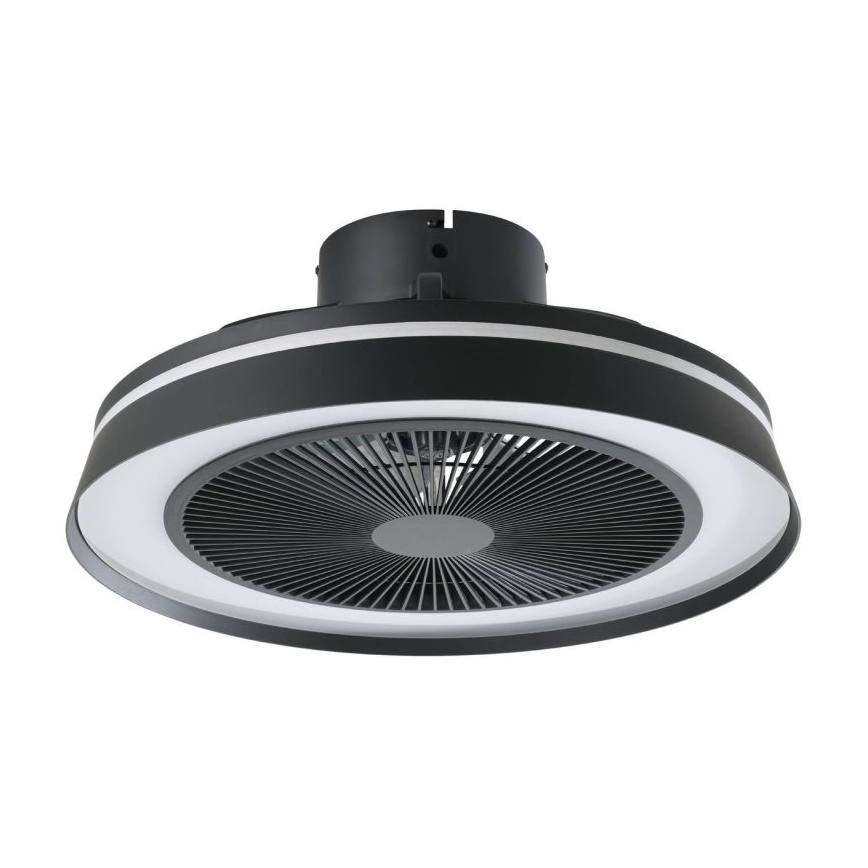 Eglo - LED RGBW regulējams griestu ventilators 3xLED/8,5W/230V+LED/6W 2700-6500K Ø 48 cm melns + tālvadības pults
