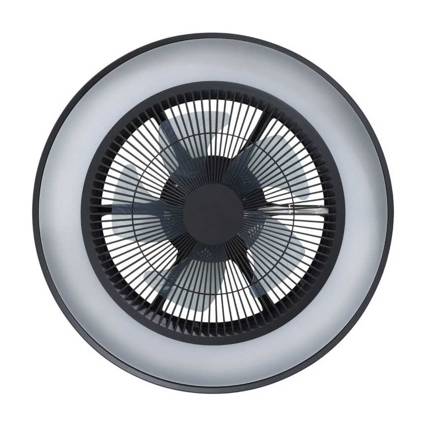 Eglo - LED RGBW regulējams griestu ventilators 3xLED/8,5W/230V+LED/6W 2700-6500K Ø 48 cm melns + tālvadības pults