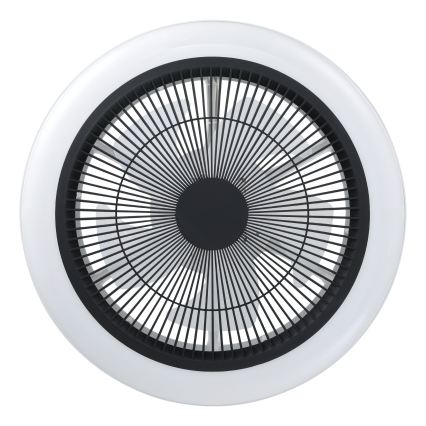 Eglo - LED dimējams griestu ventilators 3xLED/8,5W/230V 2700-6500K pr. 45,5 cm melns + tālvadība