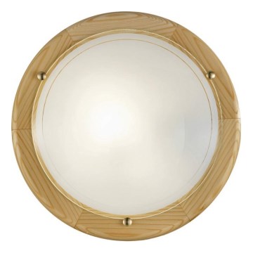 Eglo 3894 - Griestu lampa UFO 2xE27/60W/230V, Ø 38 cm, priede