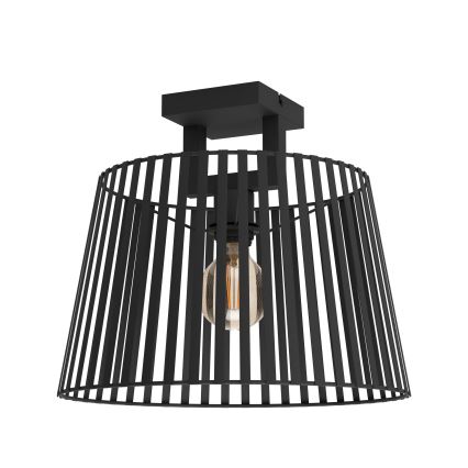 Eglo - Griestu lampa 1xE27/40W/230V melna
