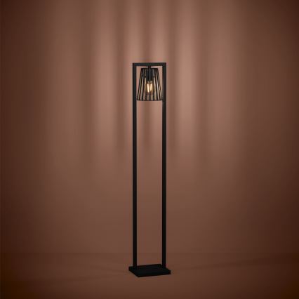Eglo - Grīdas stāvlampa 1xE27/40W/230V melna
