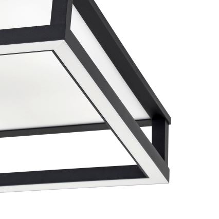 Eglo - LED Aptumšojama griestu lampa LED/29,4W/230V 2700-6500K melna + tālvadības pults