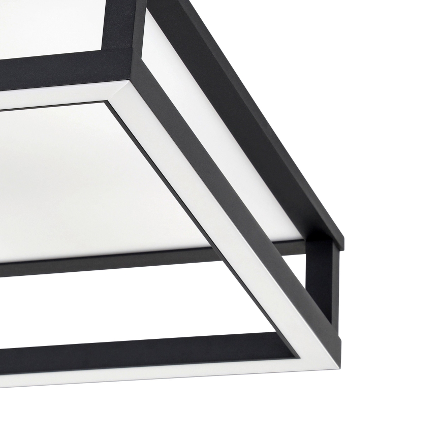 Eglo - LED Aptumšojama griestu lampa LED/29,4W/230V 2700-6500K melna + tālvadības pults