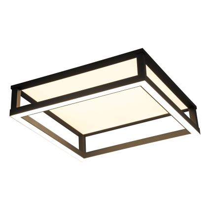 Eglo - LED Aptumšojama griestu lampa LED/29,4W/230V 2700-6500K melna + tālvadības pults
