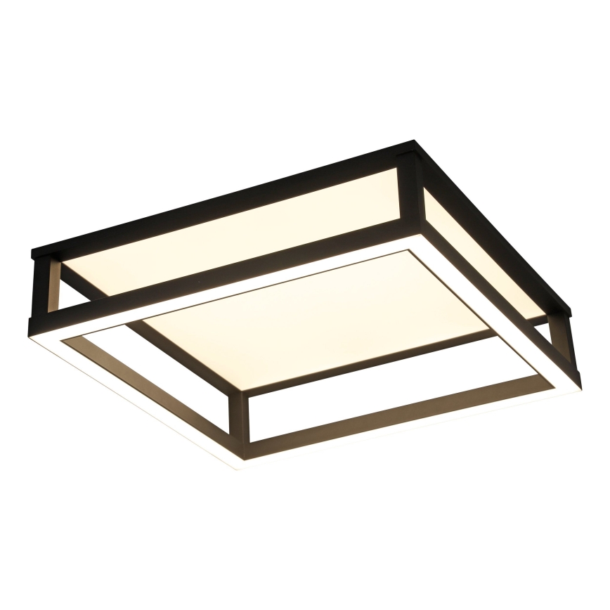 Eglo - LED Aptumšojama griestu lampa LED/29,4W/230V 2700-6500K melna + tālvadības pults