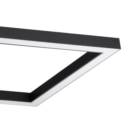 Eglo - LED Aptumšojama griestu lampa LED/26,2W/230V 2700-6500K melna + tālvadības pults