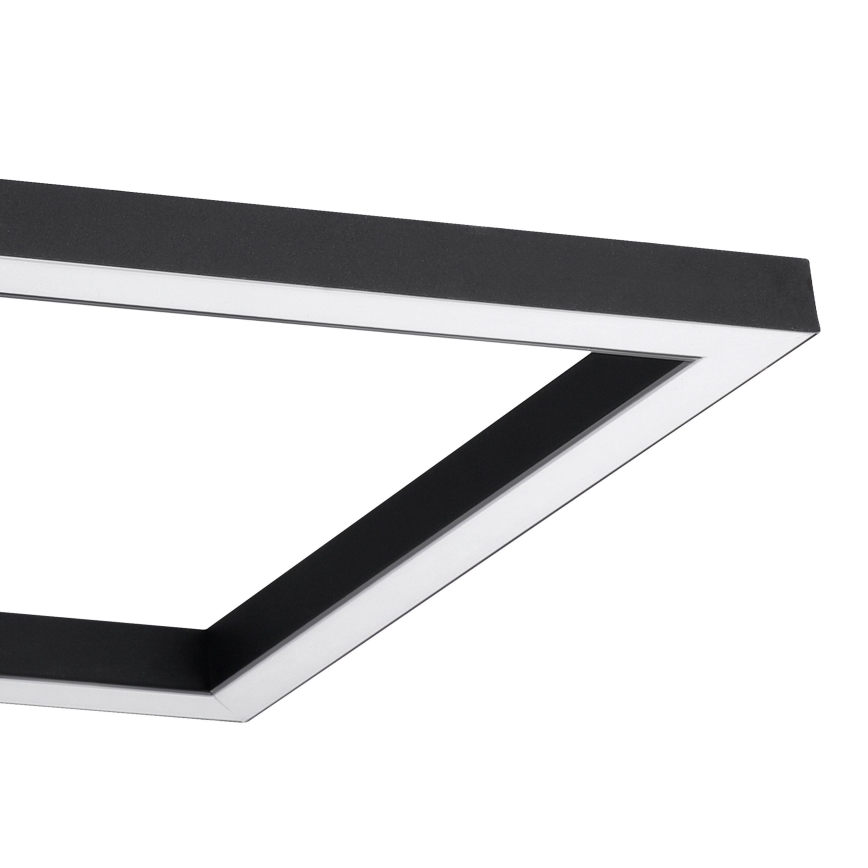 Eglo - LED Aptumšojama griestu lampa LED/26,2W/230V 2700-6500K melna + tālvadības pults