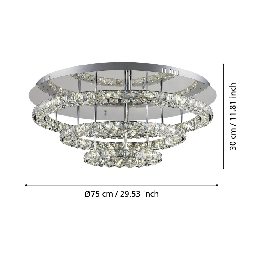 Eglo - LED Griestu lampa LED/61W/230V