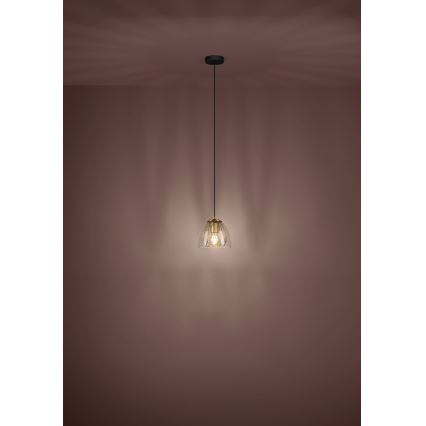 Eglo - Lustra ar auklu 1xE27/40W/230V zelta