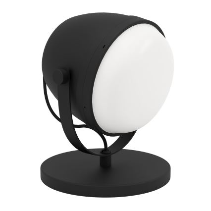 Eglo - Galda lampa 1xE27/28W/230V melna