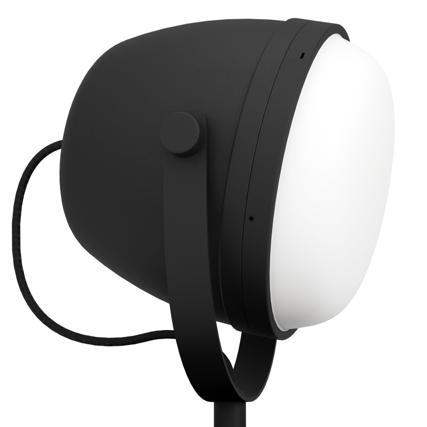 Eglo - Galda lampa 1xE27/28W/230V melna