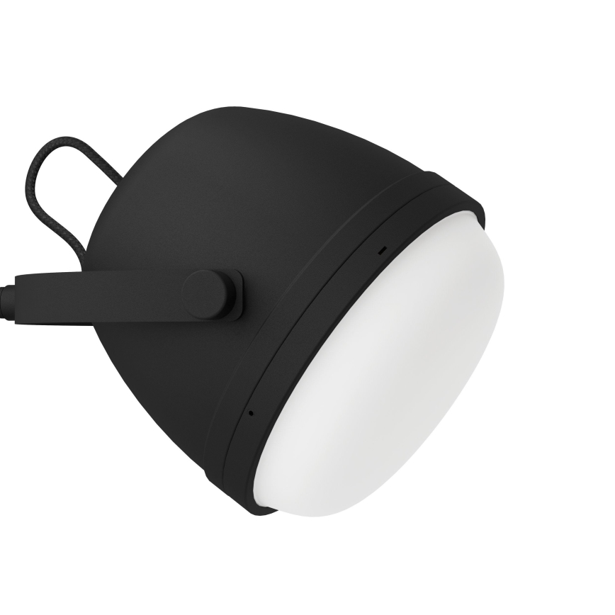 Eglo - Grīdas stāvlampa 2xE27/28W/230V melna