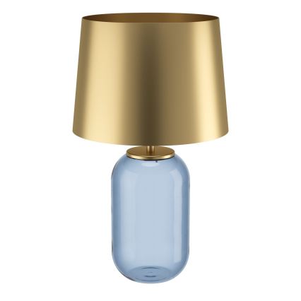 Eglo - Galda lampa 1xE27/40W/230V zelta/zila