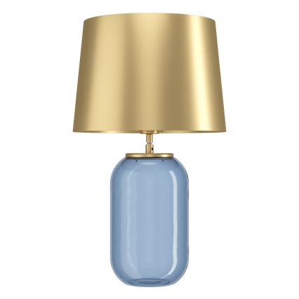 Eglo - Galda lampa 1xE27/40W/230V zelta/zila