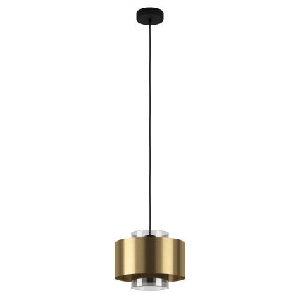 Eglo - Lustra ar auklu 1xE27/40W/230V zelta