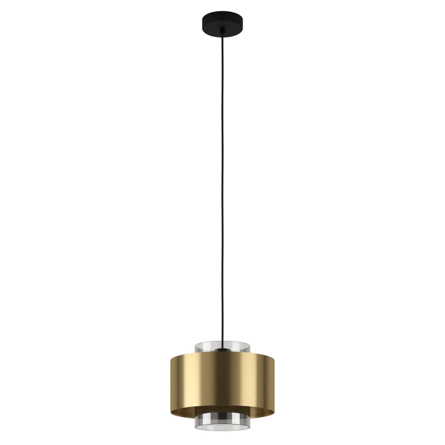 Eglo - Lustra ar auklu 1xE27/40W/230V zelta