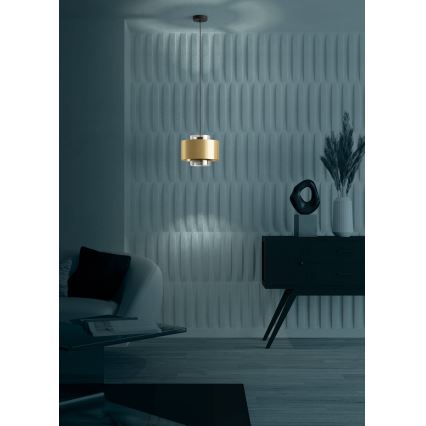 Eglo - Lustra ar auklu 1xE27/40W/230V zelta