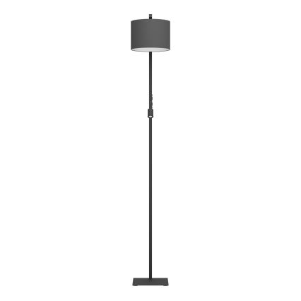 Eglo - LED Grīdas stāvlampa 1xE27/40W/230V + LED/3,8W 3000K melna