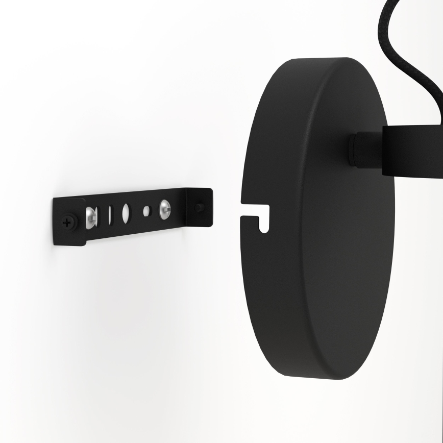 Eglo - Sienas lampa 1xE27/28W/230V melna
