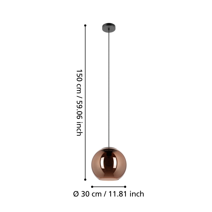 Eglo - Lustra ar auklu 1xE27/40W/230V varš