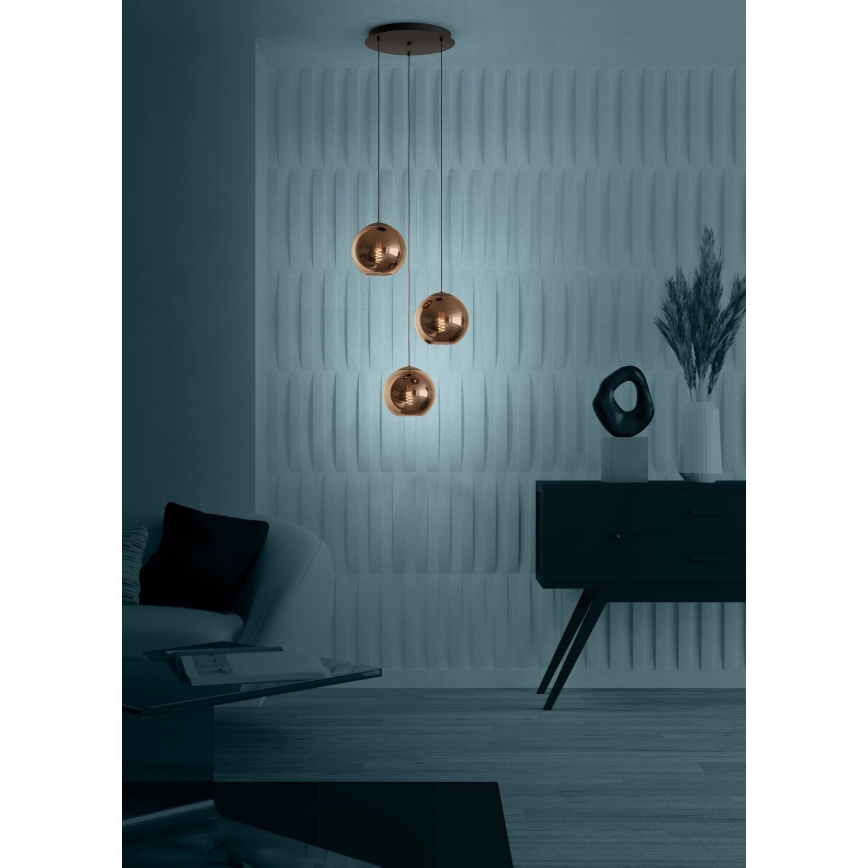 Eglo - Lustra ar auklu 3xE27/40W/230V varš