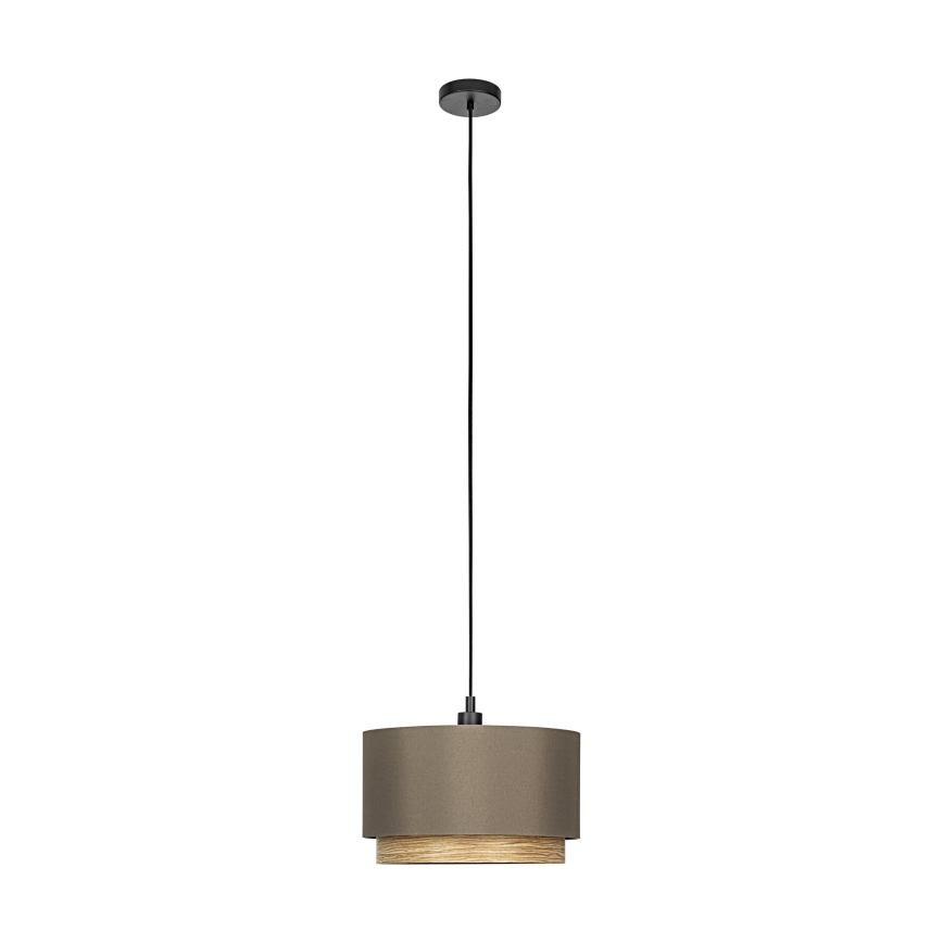Eglo - Lustra ar auklu 1xE27/40W/230V brūna