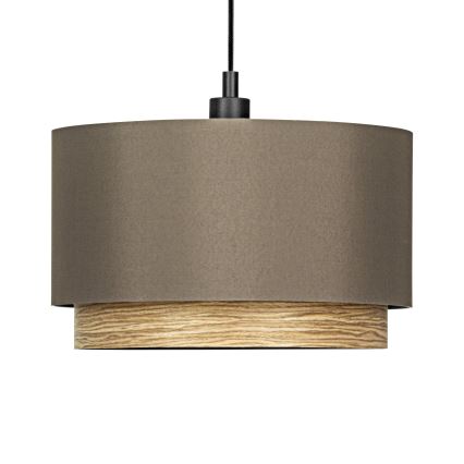 Eglo - Lustra ar auklu 1xE27/40W/230V brūna