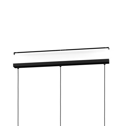 Eglo - Lustra ar auklu 3xE27/40W/230V melna