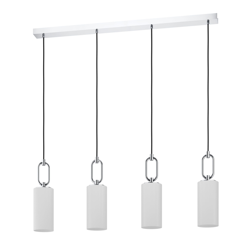 Eglo - Lustra ar auklu 4xE27/40W/230V spīdīgi hromēts